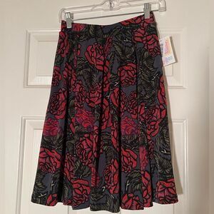 NWT Lularoe Madison Skirt - Roses